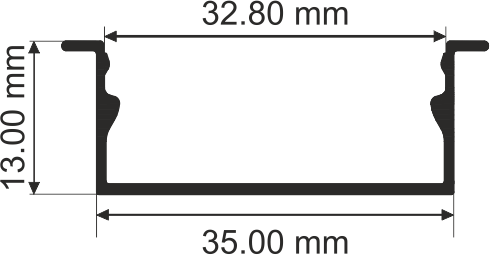 35X12mm Concile Profile