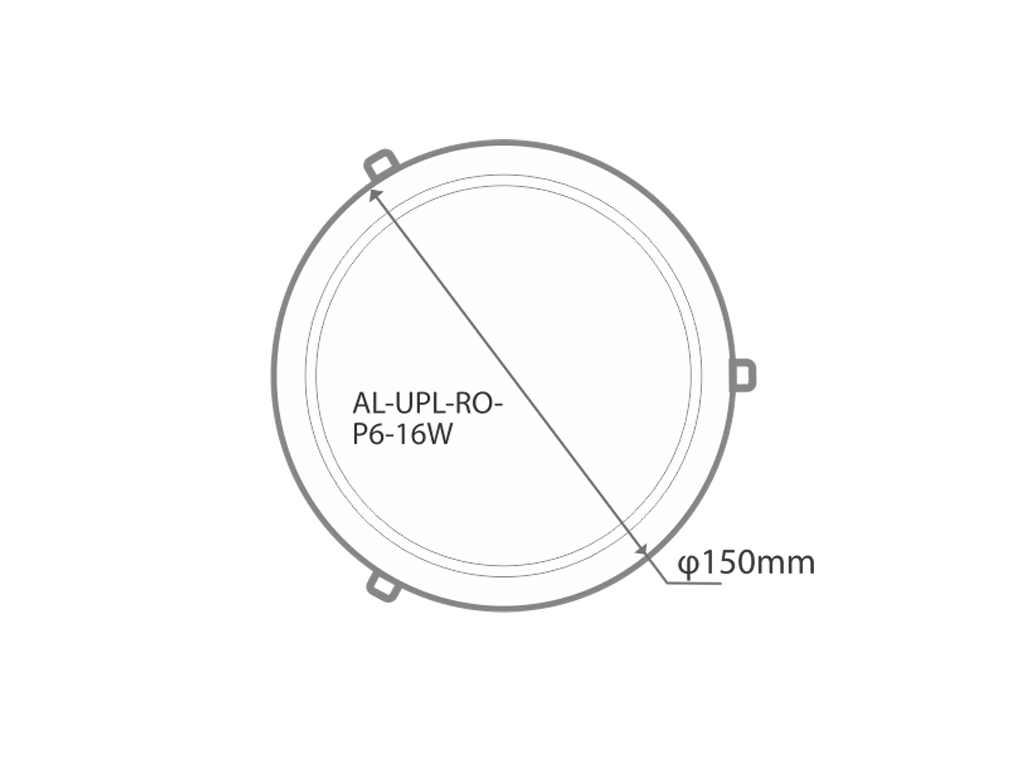LED Ultra Slim Panel Light - Round - 16W - 6500K