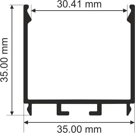 35X35mm Surface Profile